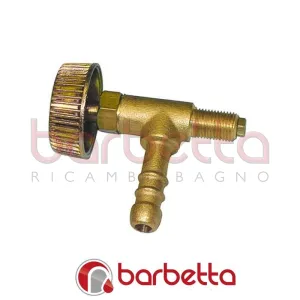 RUBINETTO PER FORNELLONE CON PORTAGOMMA D.10 PER GPL