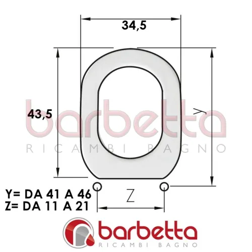 SEDILE COPRIWATER EOS SIMCA PUNTO BIANCO