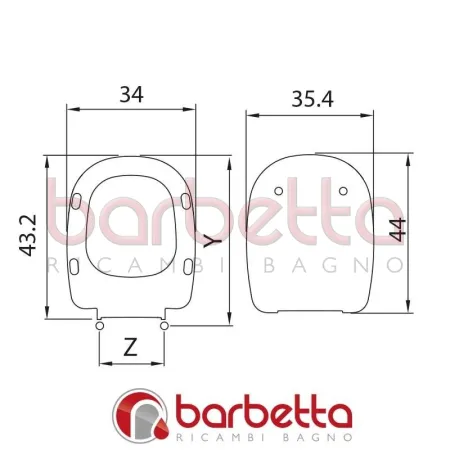 SEDILE COPRIWATER CIFIAL EDEN BIANCO