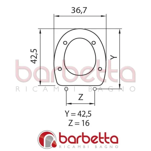 SEDILE COPRIWATER COMPATIBILE DOLOMITE CORALLO BIANCO