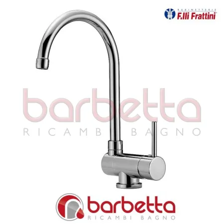 MONOCOMANDO PER LAVELLO MONOFORO CON BOCCA&nbsp;GIREVOLE E RECLINABILE PER SOTTOFINESTRA&nbsp;GINGO FRATTINI 45163