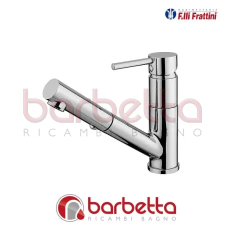 MONOCOMANDO PER LAVELLO CON DOCCETTA ESTRAIBILE PEPE FRATTINI 12168