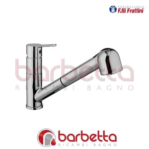 MONOCOMANDO PER LAVELLO MONOFORO BOCCA CON DOCCETTA ESTRAIBILE A DOPPIA EROGAZIONE MITO FRATTINI 81168