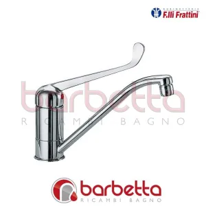 MONOCOMANDO PER LAVELLO MONOFORO ASSIALE CON LEVA LUNGA TUINGO FRATTINI 18167