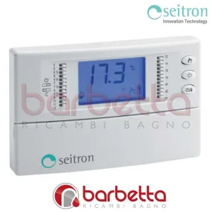 CRONOTERMOSTATO DIGITALE GIORNALIERO FREETIME PLUS SEITRON TCD01B0001SE