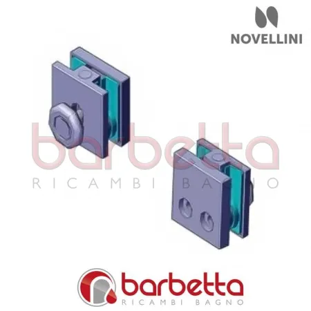 BLOCCHETTO RUOTA CON CUSCINETTI E01 GLAX NOVELLINI R08BGLCMO2-K