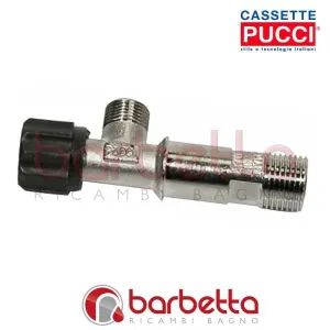 RUBINETTO CON SUPPORTO PER CASSETTA INCASSO PUCCI 80006544