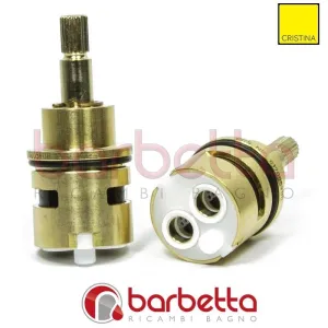CARTUCCIA DEVIATRICE A DUE VIE IN OTTONE CRISTINA CR11715Q