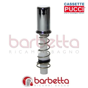 PULSANTE DI RICAMBIO CROMATO PER CASSETTE AD INCASSO RAME PUCCI 80009030