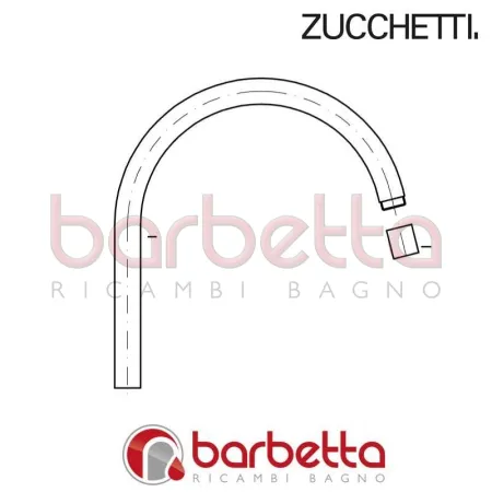 BOCCA GIREVOLE COMPLETA DI AERATORE ISY ZUCCHETTI Z92020