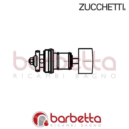 DEVIATORE COMPLETO ISY ZUCCHETTI R98519
