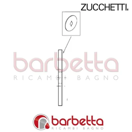 ROSONE UN FORO TERMOSTATICO SPIN ZUCCHETTI R99762