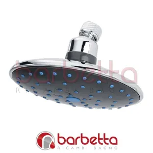 SOFFIONE DOCCIA TONDO IN ABS CROMO ANTICALCARE FERIDRAS 017035