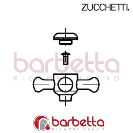 MANIGLIA DELFI ZUCCHETTI Z46000.9500