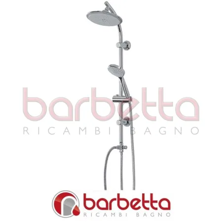 COLONNA DOCCIA IN ACCIAIO CROMATO A RISPARMIO FERIDRAS 718017