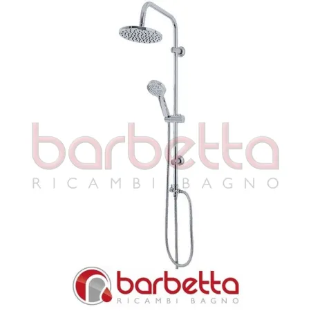 SET COLONNA DOCCIA CON SOFFIONE DOCCETTA 3 FUNZIONI FERIDRAS 718016