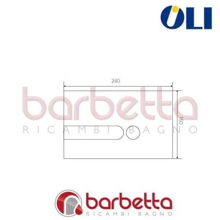 PLACCA DI COMANDO IPLATE BIANCO CASSETTA OLI 670001