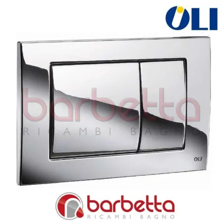 PLACCA DI COMANDO METAL CROMO LUCIDO CASSETTA OLI 656004