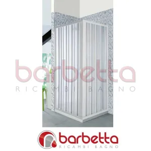 BOX DOCCIA ANGOLO IN PVC 70/80X90/100 CM FERIDRAS 633005