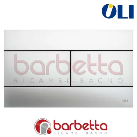 PLACCA DI COMANDO SLIM DUAL BIANCA SOFT TOUCH CASSETTA OLI 022239