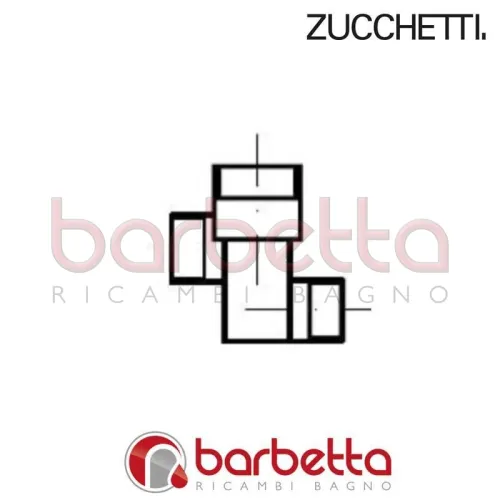 DEVIATORE SIDE SPRAY PAN ZUCCHETTI R98549