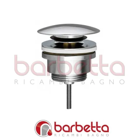 PILETTA CLICK CLACK SENZA TROPPO PIENO 1-1/4" CROMO