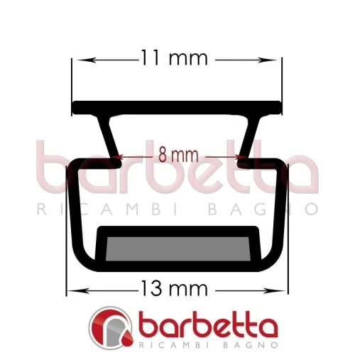 GUARNIZIONE MAGNETICA TIPICA IDEAL STANDARD T208167