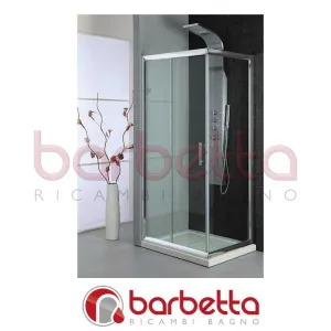 PARETE DOCCIA FISSA CON VETRO TRASPARENTE 78/80 FERIDRAS 891009