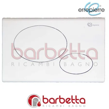 PLACCA DI COMANDO DIVA DOPPIO TASTO BIANCO ERREPIERRE DV020BB
