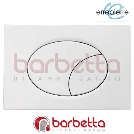 PLACCA DI COMANDO ELEGANCE DOPPIO TASTO BIANCO ERREPIERRE ST020BB