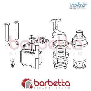 KIT AGGIORNAMENTO CASSETTA EGEA VALSIR VS0827802