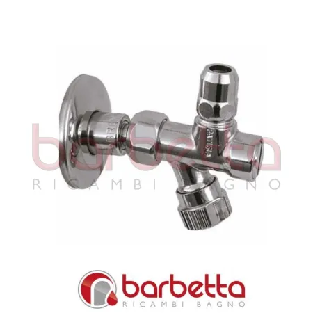 ATTACCO A MURO SNODATO CON RUBINETTO FILTRO 023180403