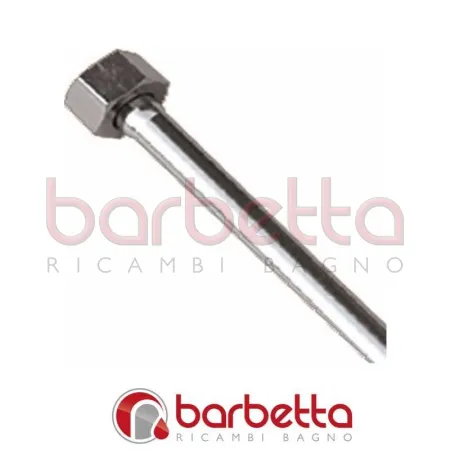 TUBETTO RAME CROMATO COMPLETO DI CALOTTA 1/2 FEMMINA 02410100