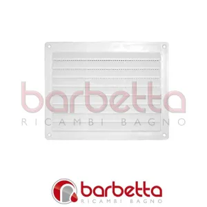 GRIGLIA DI AERAZIONE in plastica mm 230x430 bianca
