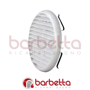 GRIGLIA DI AERAZIONE UNIVERSALE ECO in plastica 120-160 mm bianca