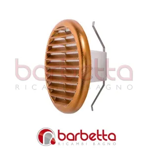 GRIGLIA DI AERAZIONE UNIVERSALE in ABS 80-125 mm ramata