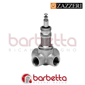 DEVIATORE AD INCASSO DUE VIE A PARETE - PARTE GREZZA - ZAZZERI 2900B405A00