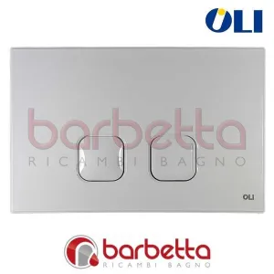 PLACCA PLAIN DUAL BIANCA PER CASSETTA AD INCASSO OLI 070826