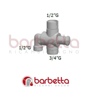 BLOCCO CON DEVIATORE PER MISCELATORE LAVELLO DUPLEX - PAFFONI ZDEV026