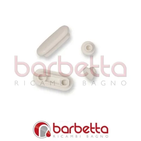 KIT PARACOLPI SEDILI WC 2 OVALI + 2 FUNGHETTI