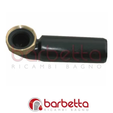 CODOLO CURVO IN PEHD CON DADO IN OTTONE 290208