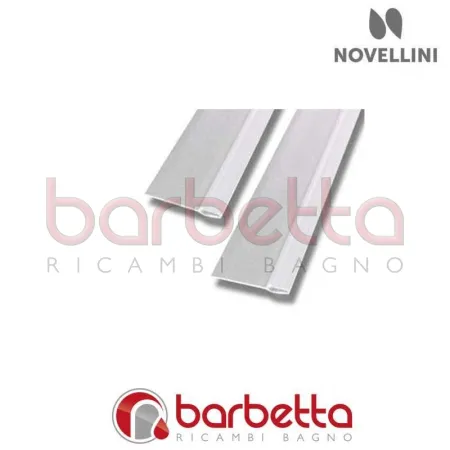 COPPIA GUARNIZIONE COPRIFILO CABINE GLAX NOVELLINI R5030196CAB-TR