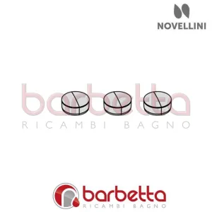 CONFEZIONE TAPPI VITI COLONNA INOX GLAX NOVELLINI R04COLX-K