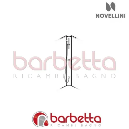 COLONNA INOX MECCANICO GLAX NOVELLINI PAREGL1XVM-K