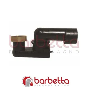 SIFONE NERO CON DADO OTTONE 0302008