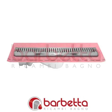 CANALETTA PER DOCCIA CON GRIGLIA E GUAINA 0781655