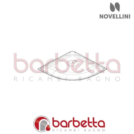 TETTUCCIO 90x90 CON SOFFIONE MEDIA NOVELLINI TME2R90F-A