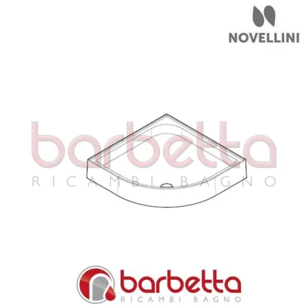 PIATTO DOCCIA 90X90 MEDIA NOVELLINI UOCR90-30