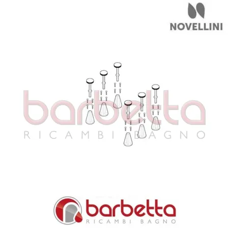 PIEDINI PER PIATTO DOCCIA EON NOVELLINI R05PIVMV1