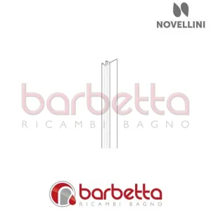 GUARNIZIONE VERTICALE ANTA FISSA EON NOVELLINI R50FBEONCR1-TR